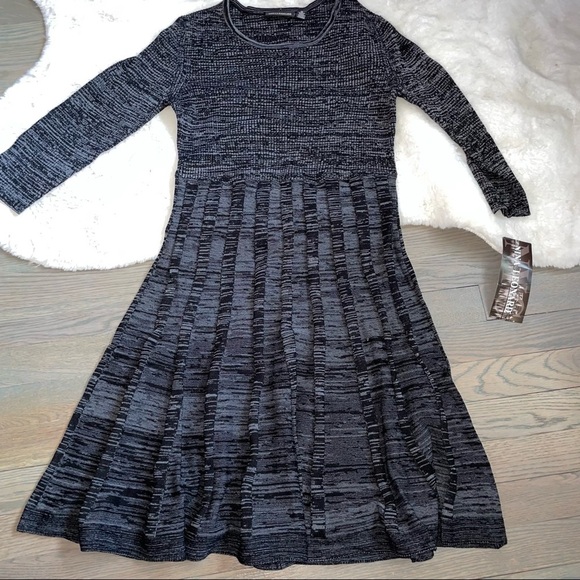 Nina Leonard Gray Sweater dress - Picture 5 of 7